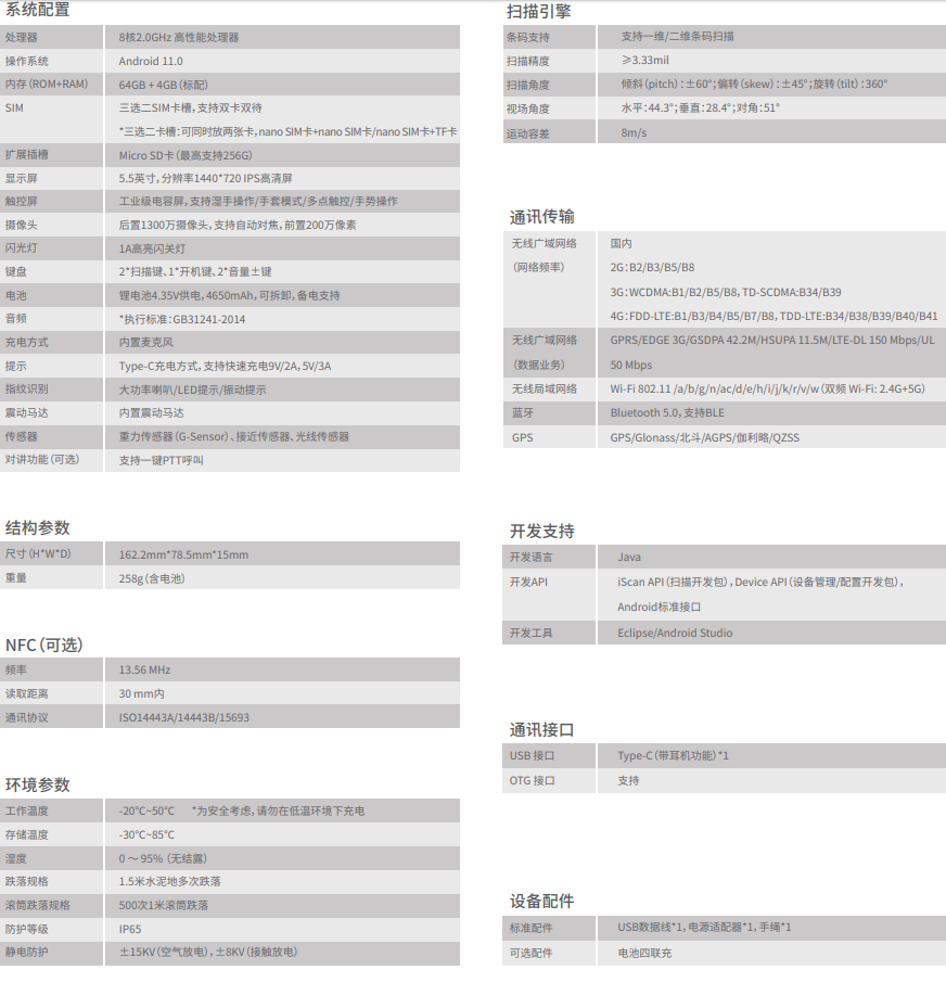 iData T3詳細(xì)參數(shù)